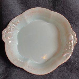 Casa Stone Portuguese ‘Madeira Harvest’ Light Seafoam Green Pasta/Soup Bowl